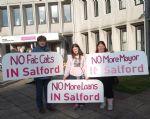 Salford City Reds Secret Bail Out Protest